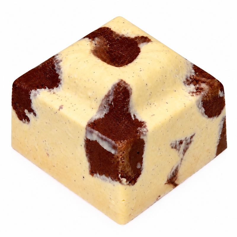 VANILLE, MORCEAUX DE FONDANT AU CHOCOLAT